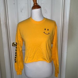 “Smile” yellow long sleeve